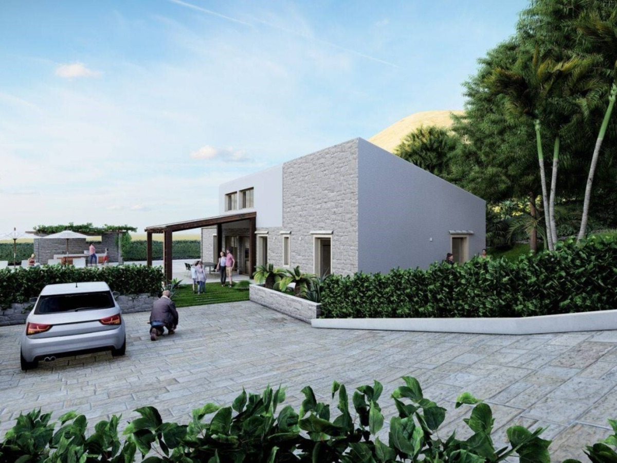 Newly built detached villa with a breathtaking view