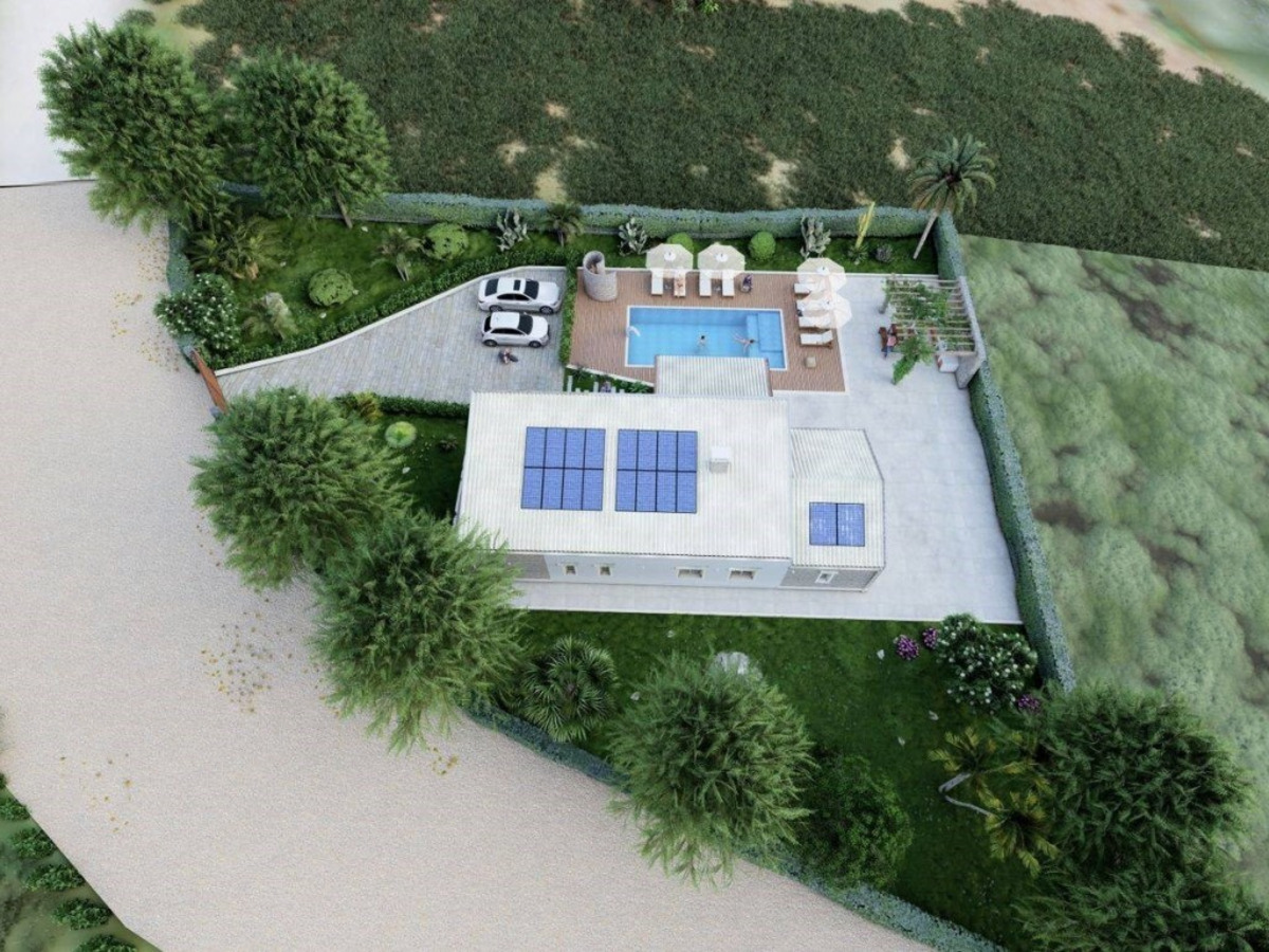 Newly built detached villa with a breathtaking view