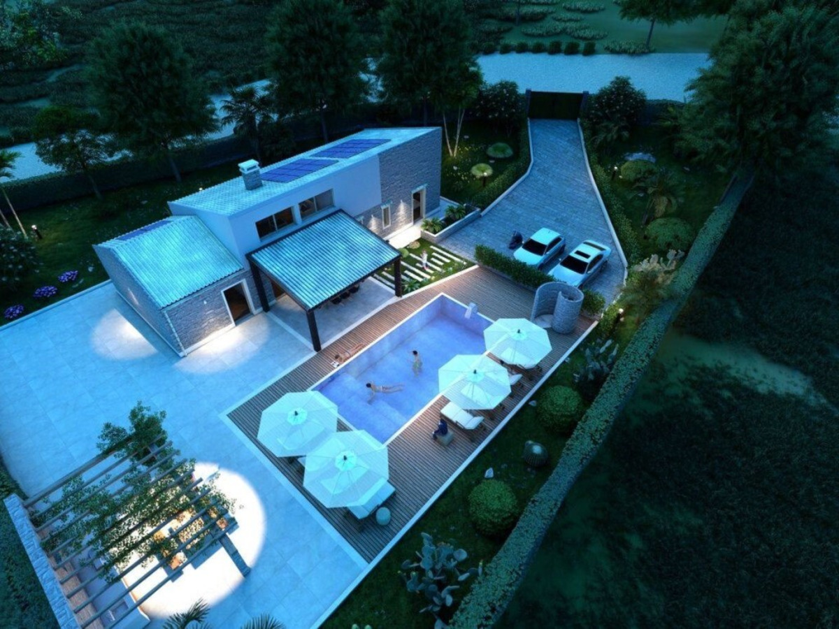 Newly built detached villa with a breathtaking view