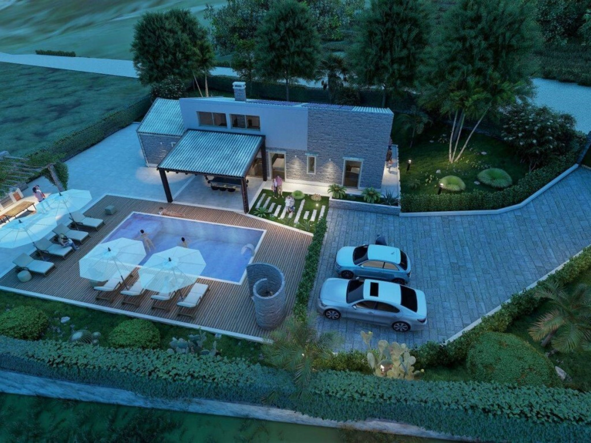 Newly built detached villa with a breathtaking view