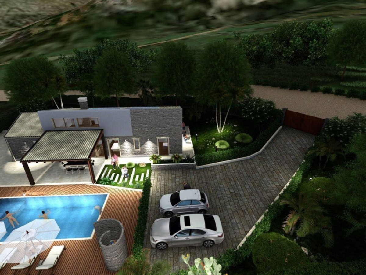 Newly built detached villa with a breathtaking view