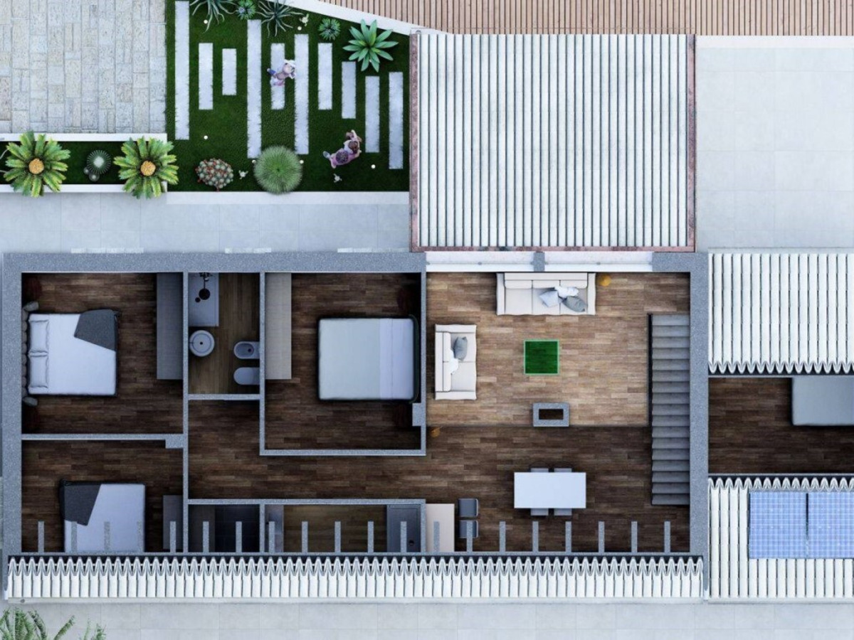 Newly built detached villa with a breathtaking view