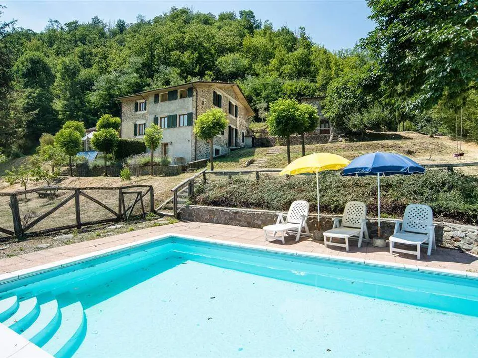 Villa in the Tuscan mountains north of Lucca  for sale