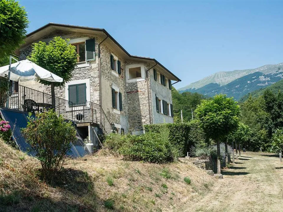 Villa in the Tuscan mountains north of Lucca  for sale