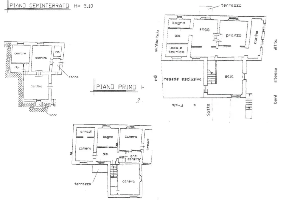 Villa in the Tuscan mountains north of Lucca  for sale