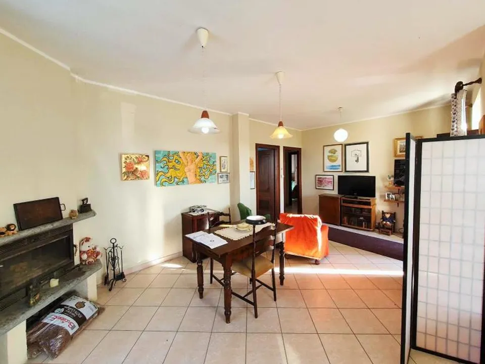 Villa In Cassinasco, in a wonderful position with an amazing view over the entire Alpine Arch