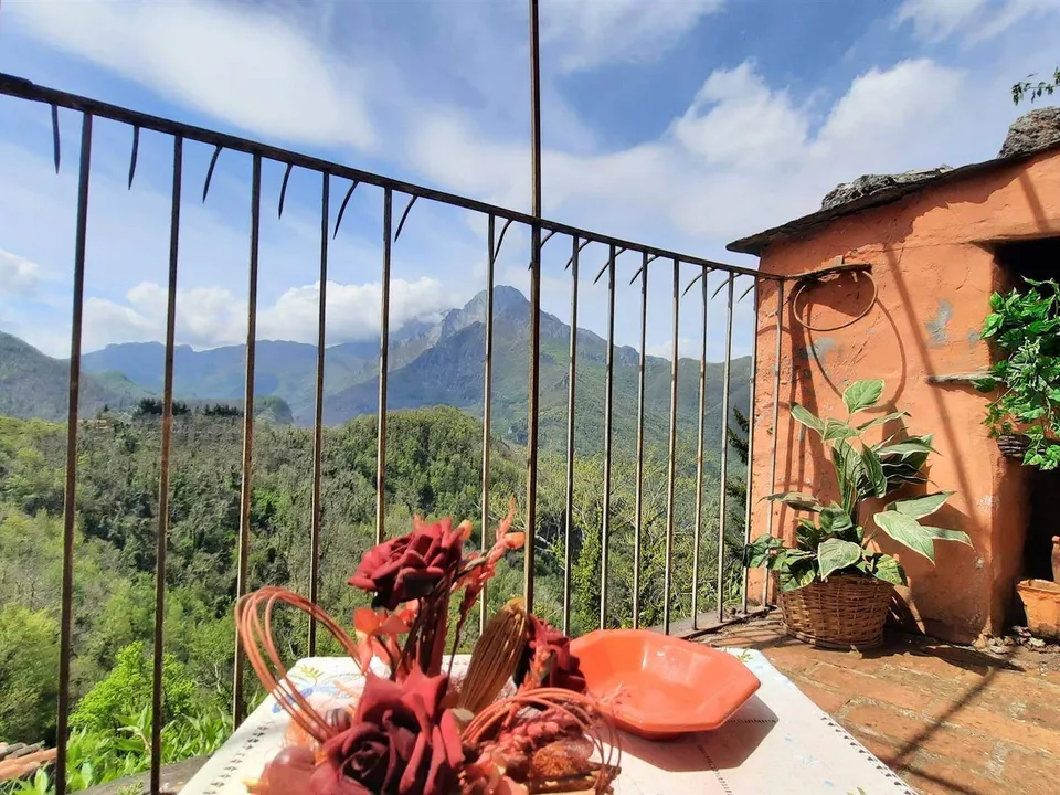 Extremely attractive house in the medieval village of Trassilico, in Gallicano.