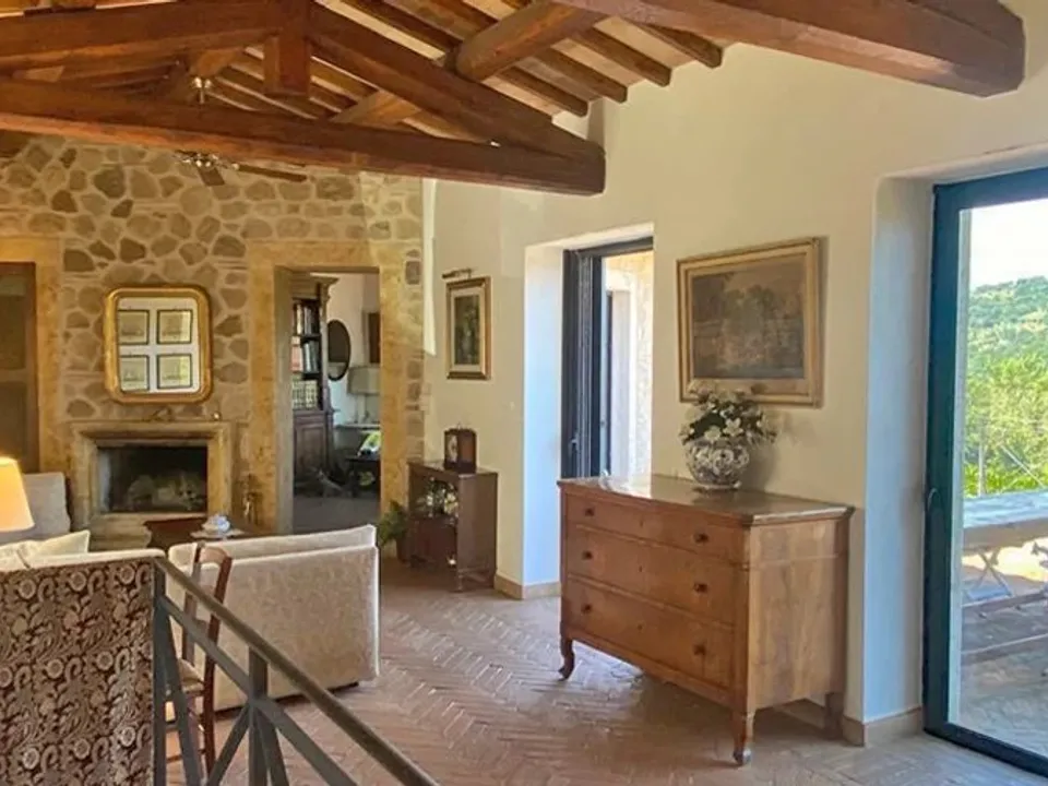 The nice house  in the countryside near  Todi for sale