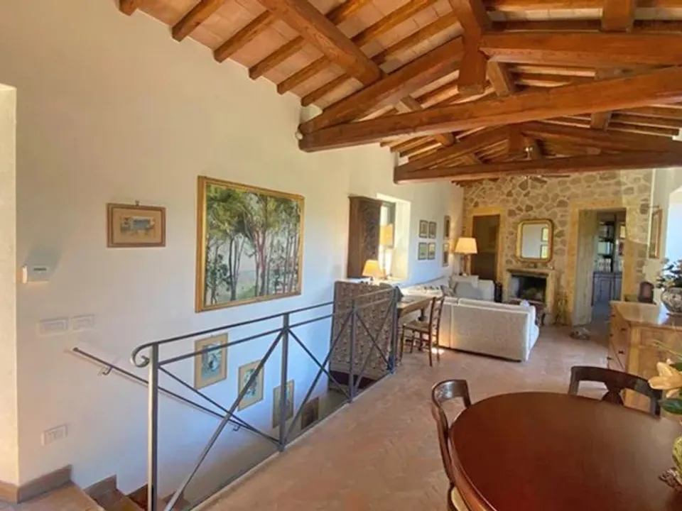 The nice house  in the countryside near  Todi for sale