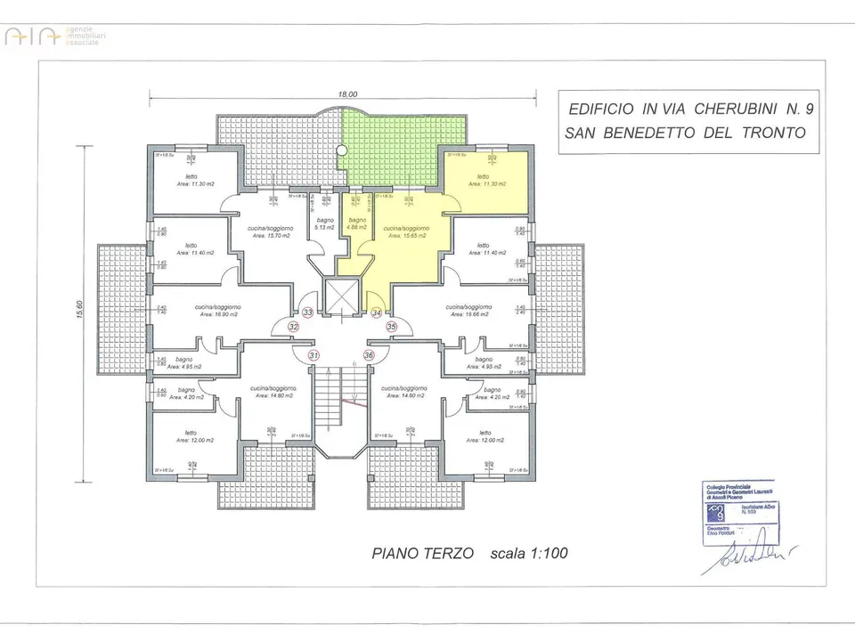 The property is in a beautiful location in San Benedetto Del Tronto.