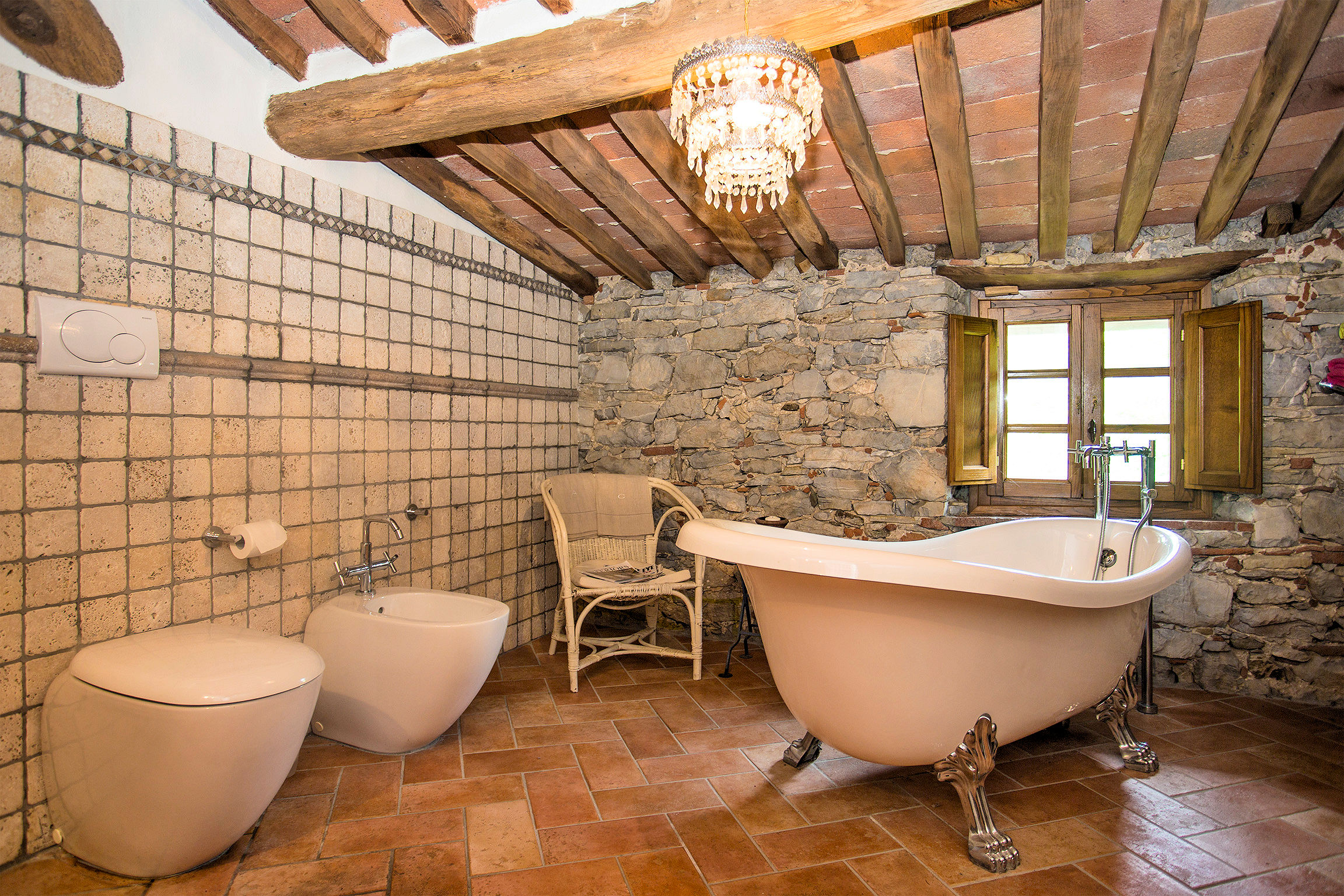 Ancient village with panoramic view of Pescaglia