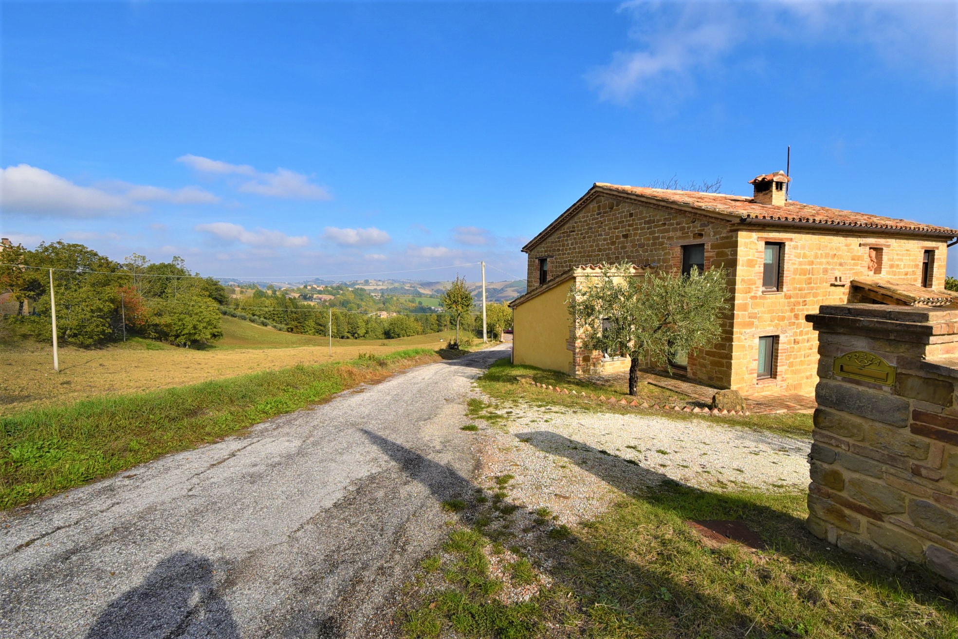 Casale Santa Maria , excellently restored for sale in Gualdo