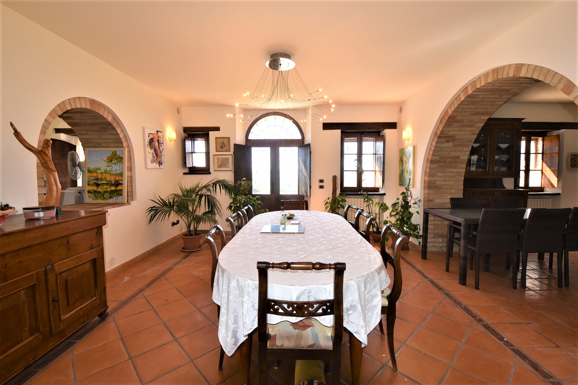 House ” Belvedere” with private land, partly buildable , for sale in Gualdo (Mc) Marche , Italy