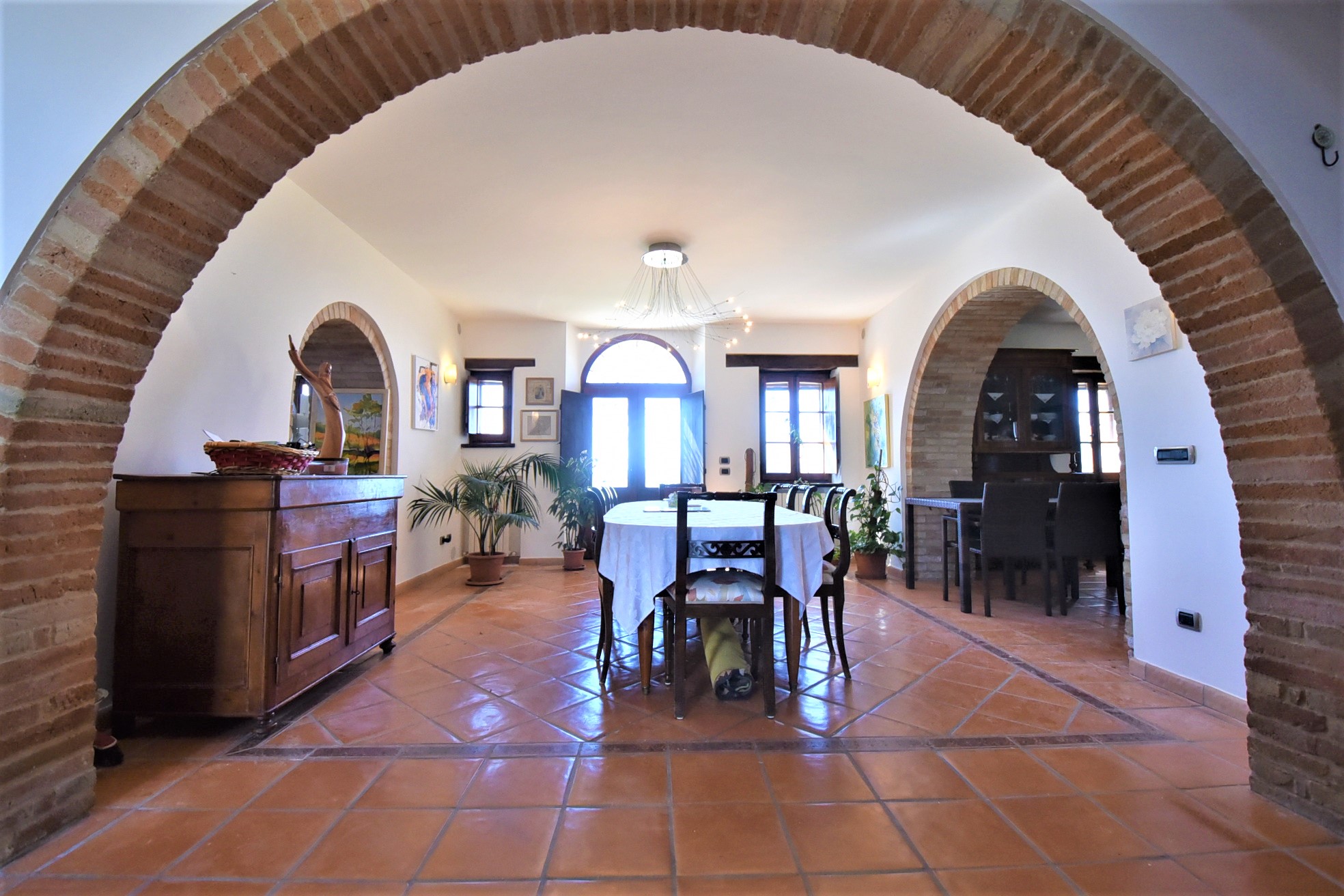 House ” Belvedere” with private land, partly buildable , for sale in Gualdo (Mc) Marche , Italy