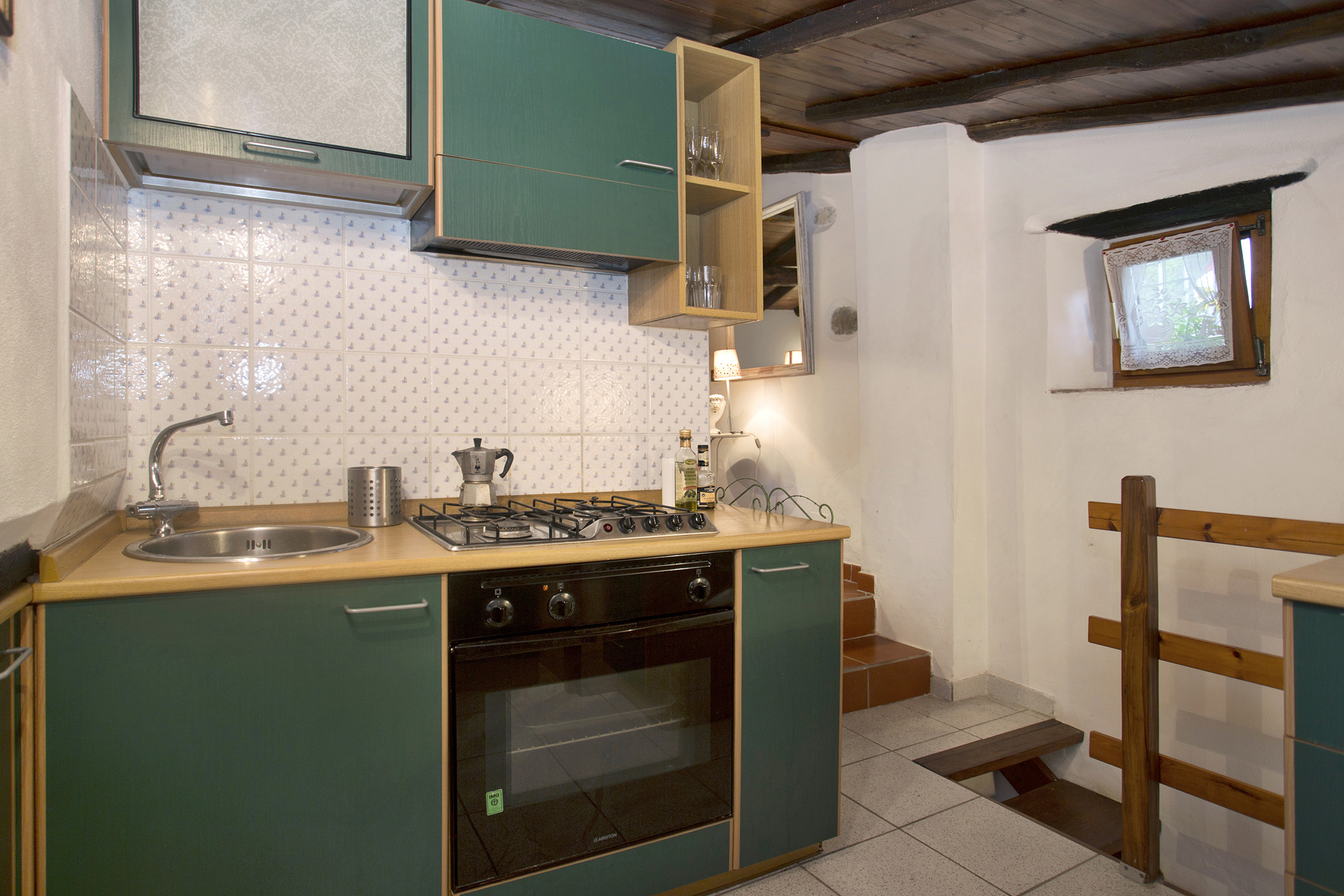 Ancient village with panoramic view of Pescaglia