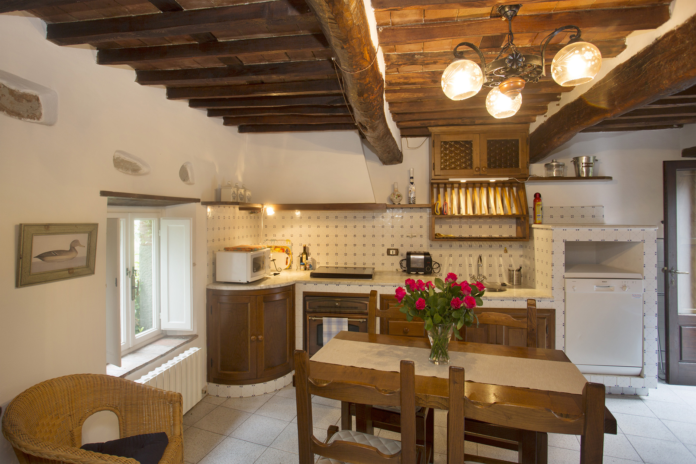 Ancient village with panoramic view of Pescaglia