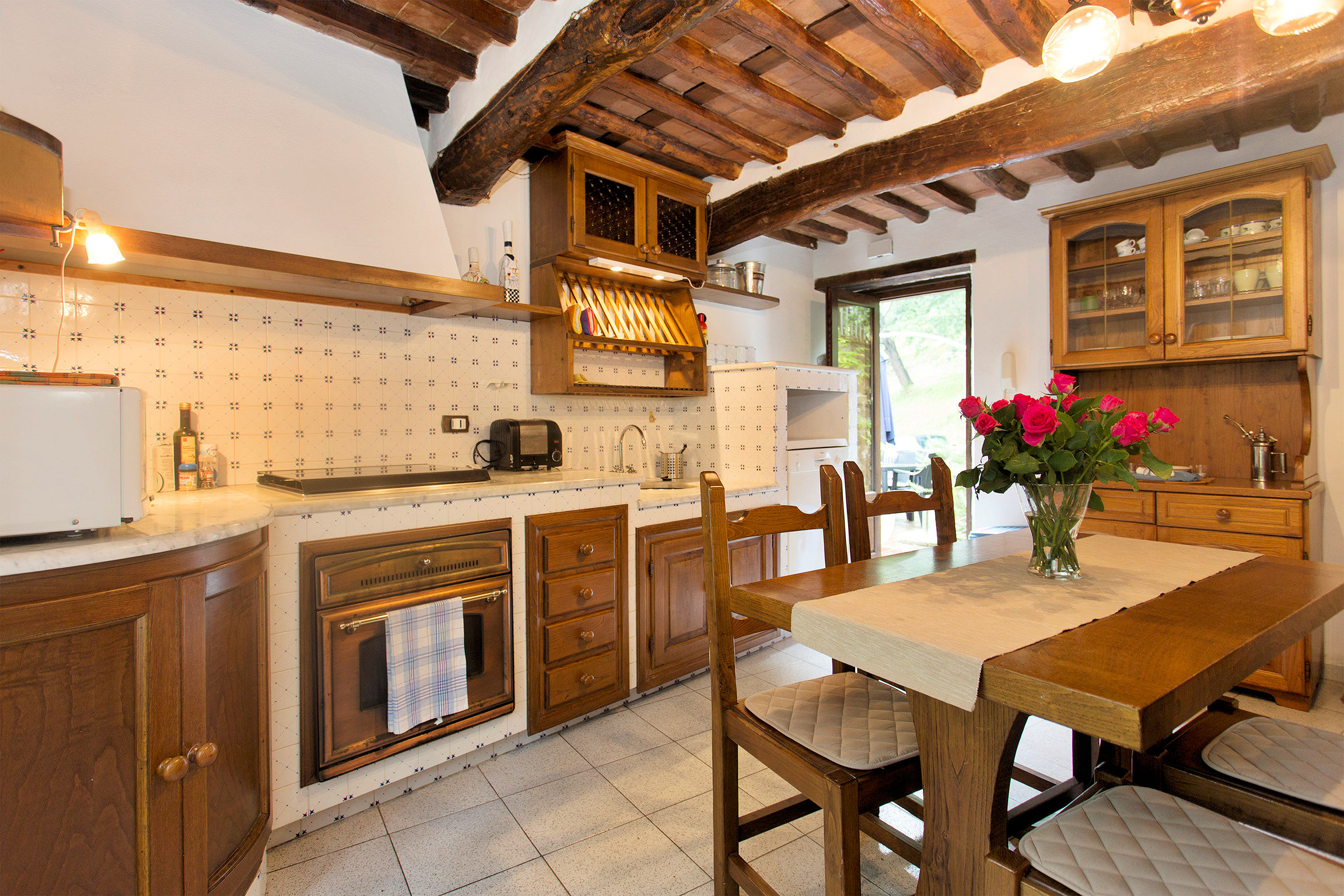 Ancient village with panoramic view of Pescaglia