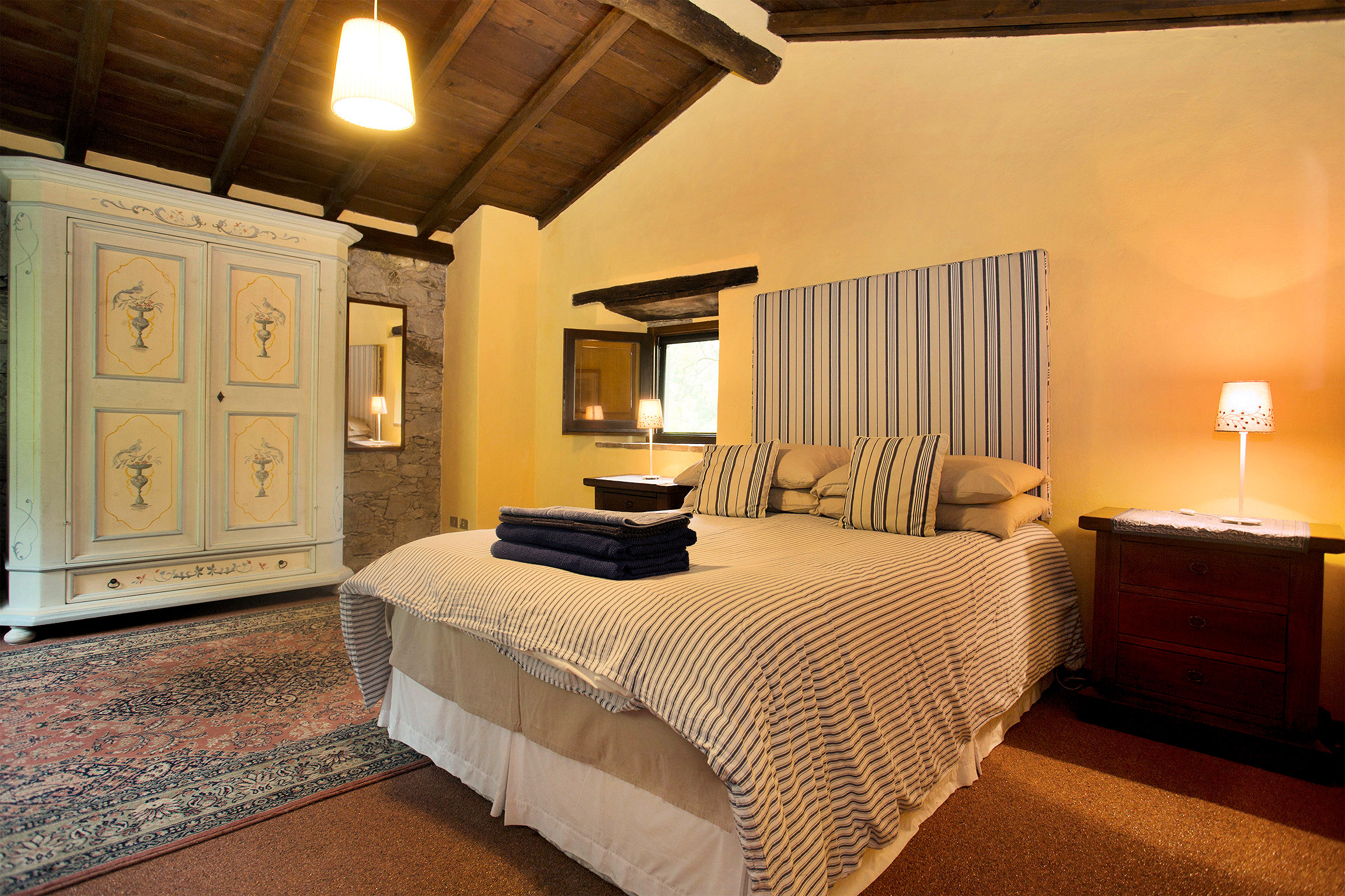 Ancient village with panoramic view of Pescaglia