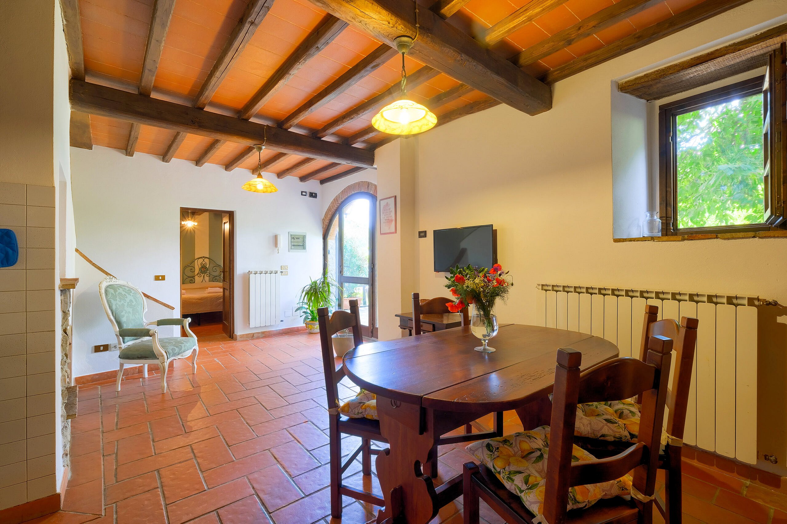 Tuscan style farmhouse with swimming pool park and outbuilding in the panoramic Reggello area