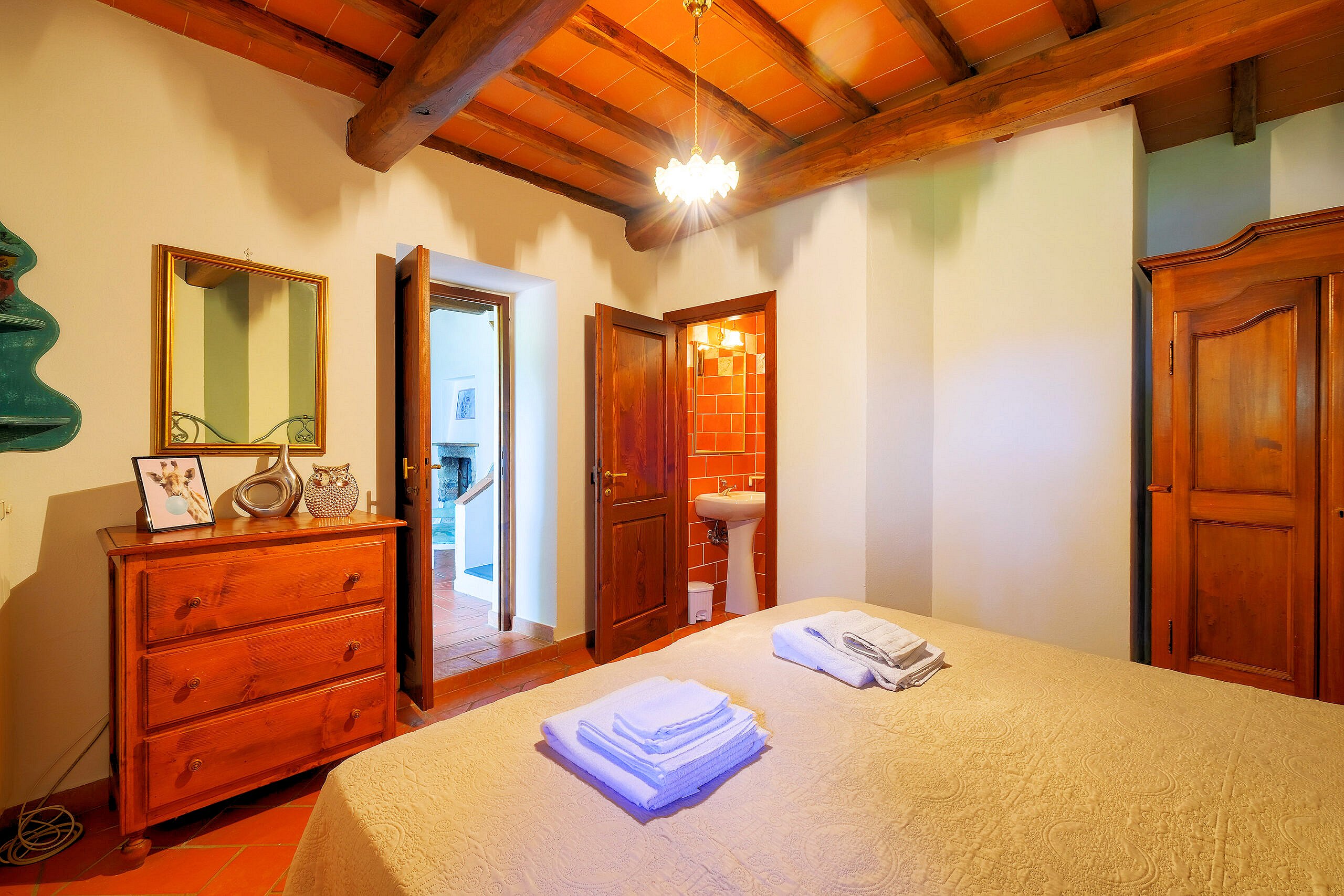 Tuscan style farmhouse with swimming pool park and outbuilding in the panoramic Reggello area