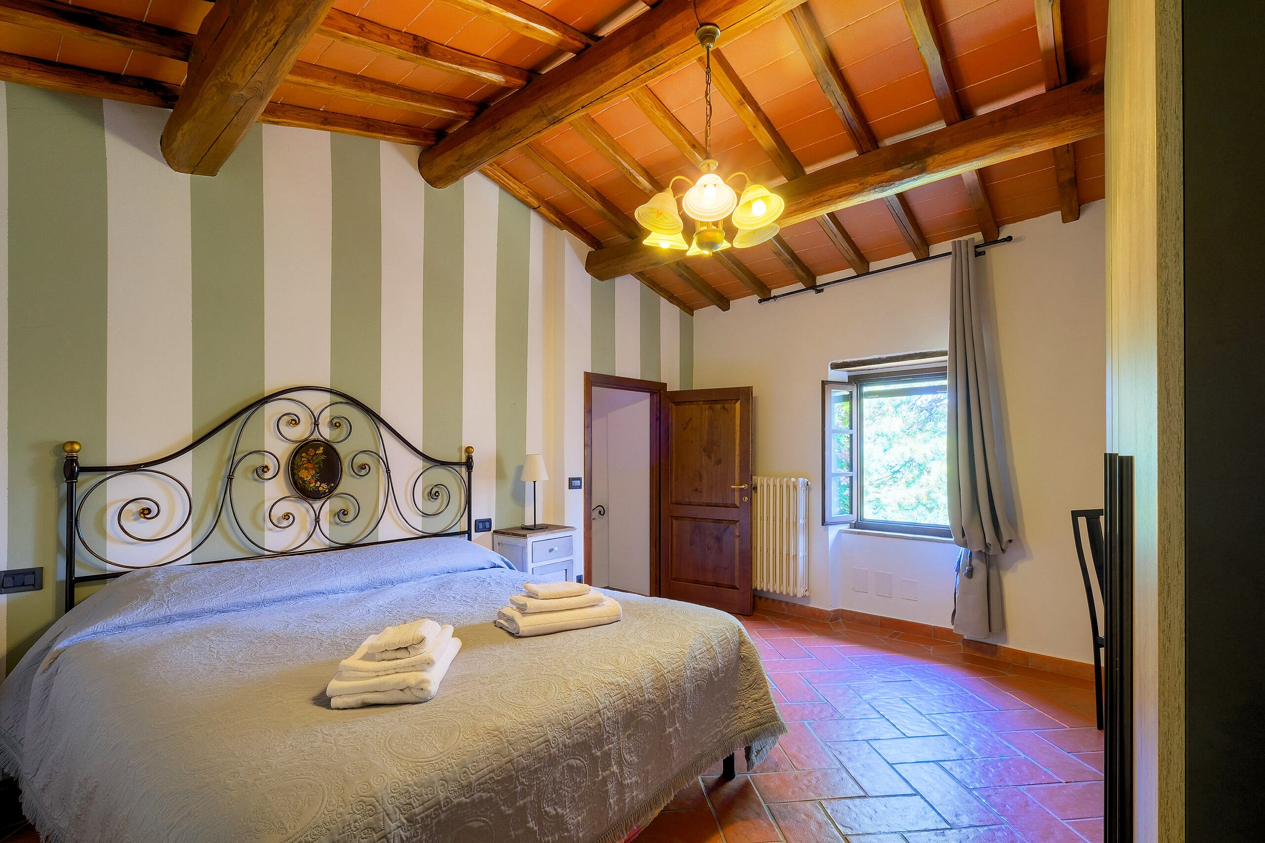 Tuscan style farmhouse with swimming pool park and outbuilding in the panoramic Reggello area