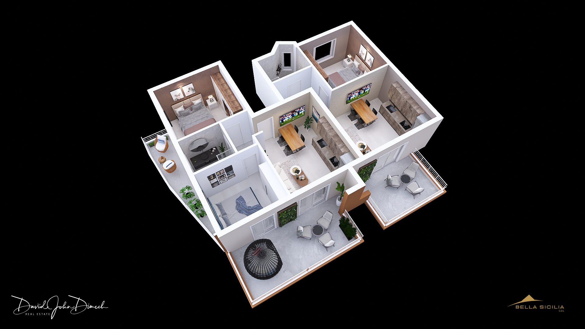 New Build Apartments with Communal Swimming Pool on the Beachfront in Ispica Santa Maria Del Focallo