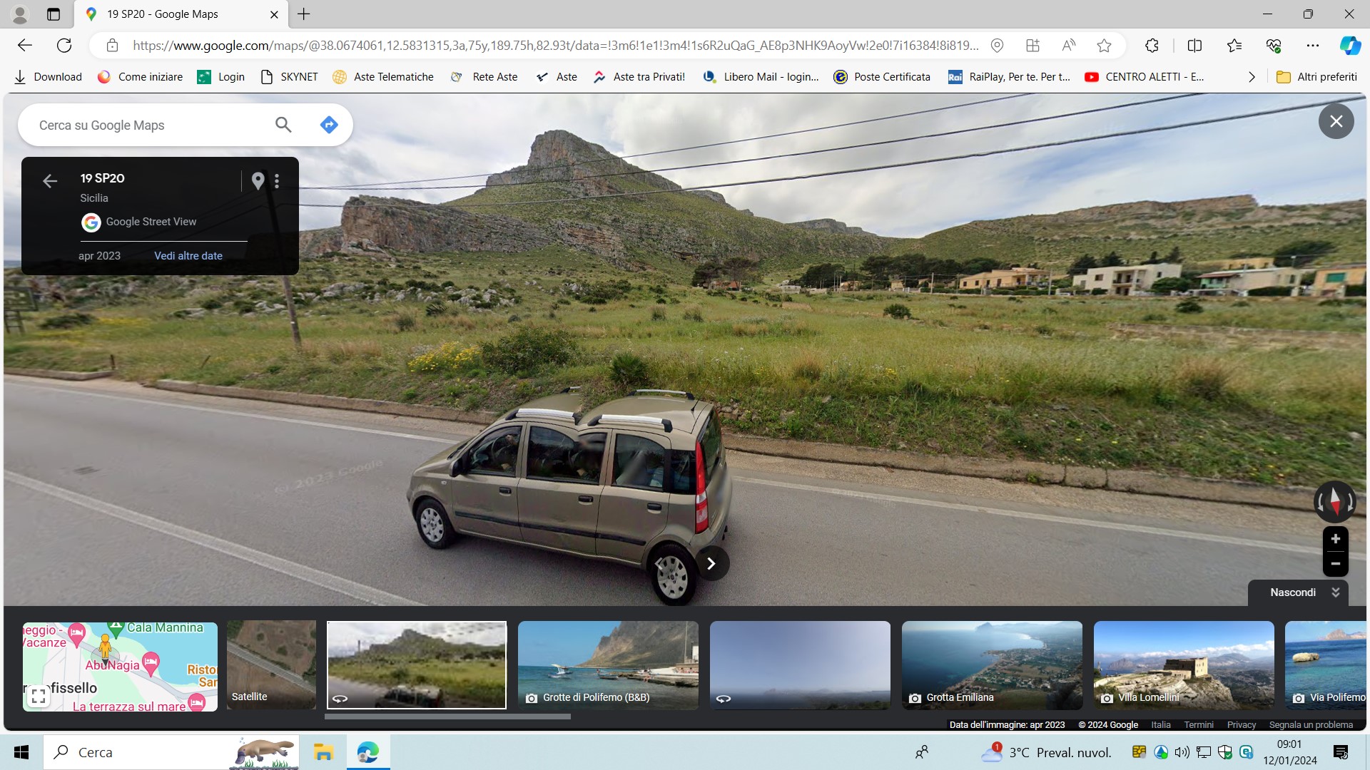 Sicily Erice on Bonagia see