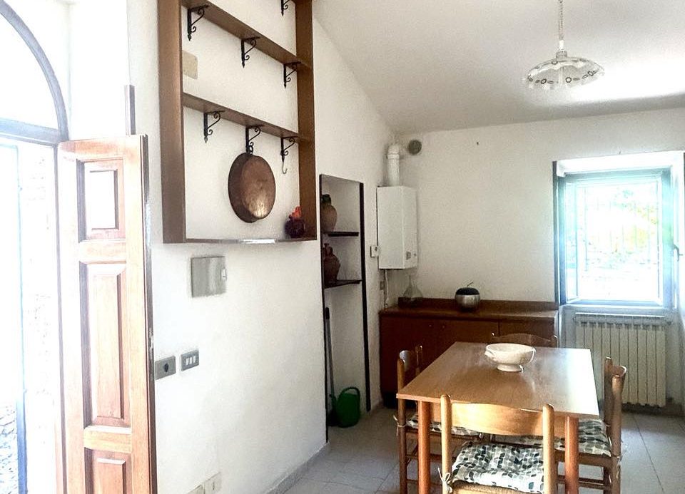 Beautiful stone house for sale in Veroli, Lazio region. Two homes for the price of one, renovated and partially furnished.