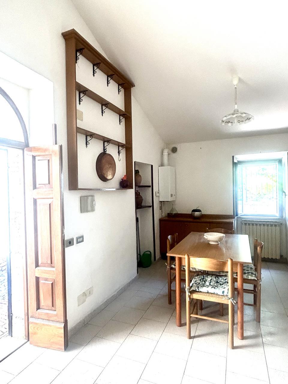 Beautiful stone house for sale in Veroli, Lazio region. Two homes for the price of one, renovated and partially furnished.