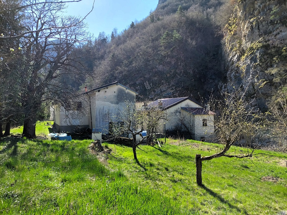 Small village with little church