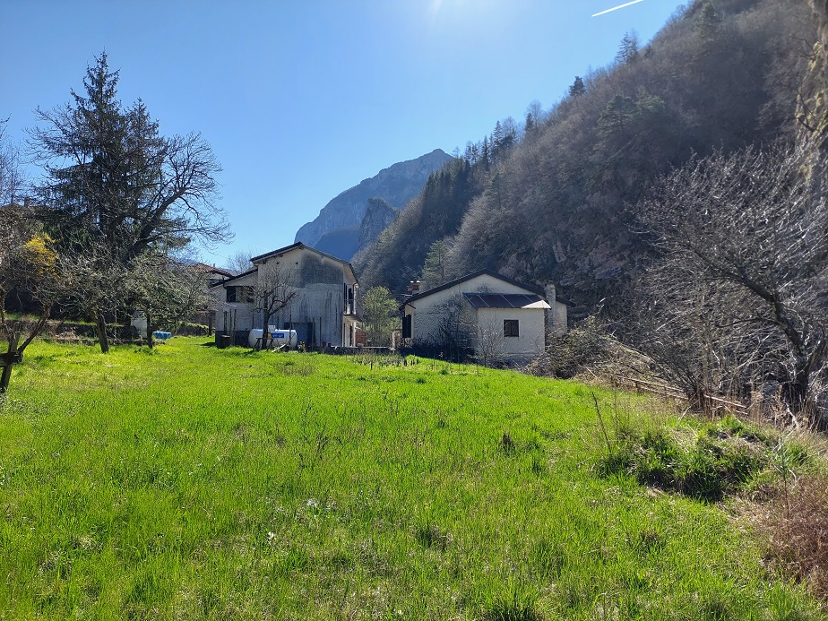 Small village with little church