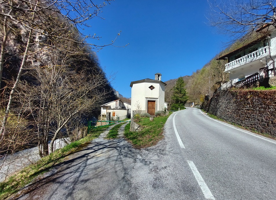 Small village with little church