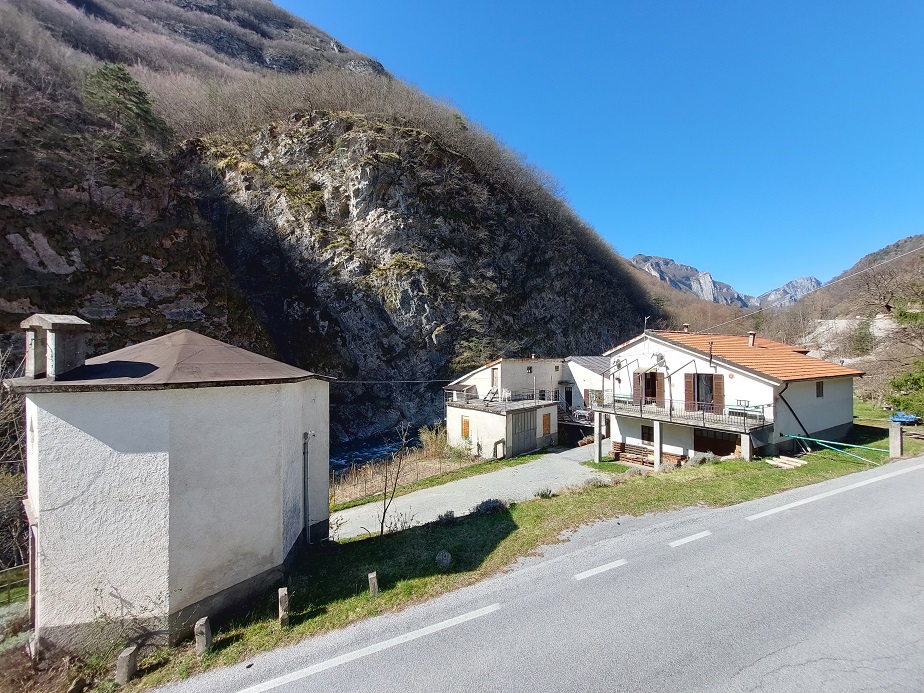 Small village with little church
