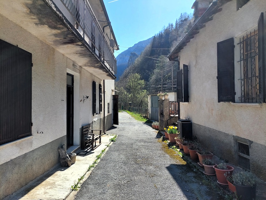 Small village with little church