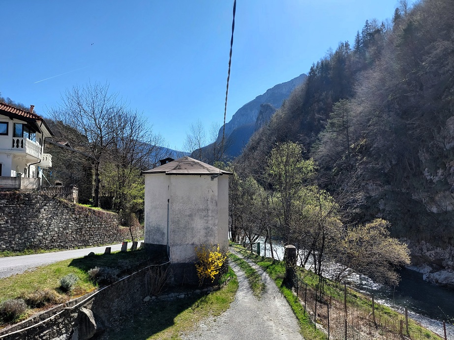 Small village with little church