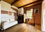 Detached house with land and rustic house.