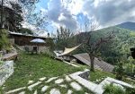 Detached house with garden and private spa.