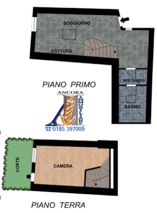 FOR SALE Portion of a typical Genoese HOUSE
