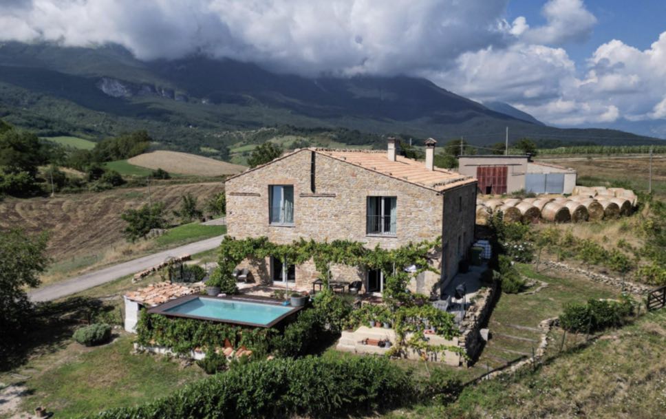 A Lovingly Renovated Stone Farmhouse bordering the Gran Sasso National Park and a rare opportunity to own a home of history, soul, and sophistication.