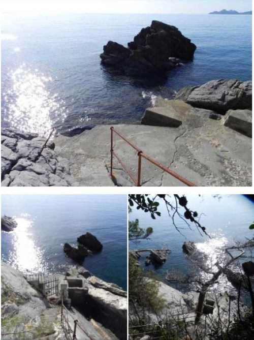 Detached villa on the most pristine cliff of the Tigullio Gulf, with private access to the sea.
