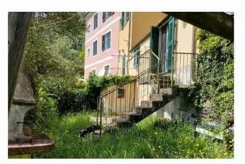 Terraced house with garden, garage and sea view – Magnificent open and unobstructed view of the Gulf of Zoagli