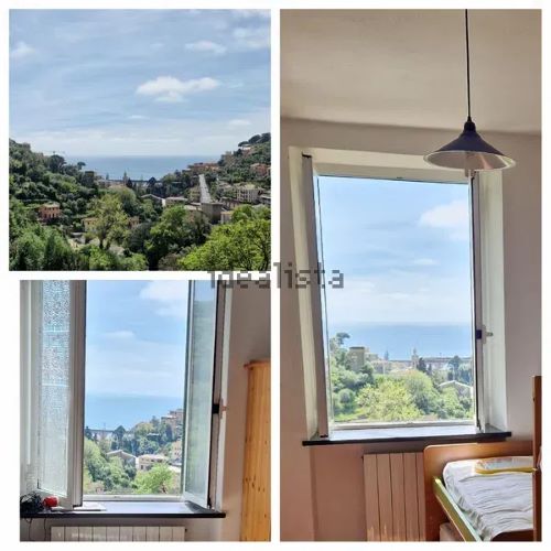 Terraced house with garden, garage and sea view – Magnificent open and unobstructed view of the Gulf of Zoagli