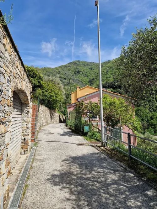Terraced house with garden, garage and sea view – Magnificent open and unobstructed view of the Gulf of Zoagli