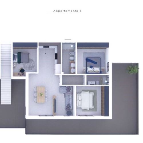 Rif. 2104 – Chiavari sulla prima collina in via Rialto – Vista Mare completa sul Golfo del Tigullio – Appartamenti in corso di costruzione in piccolo contesto signorile immerso nell’uliveto e soleggia
