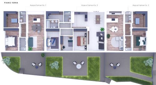 Rif. 2104 – Chiavari sulla prima collina in via Rialto – Vista Mare completa sul Golfo del Tigullio – Appartamenti in corso di costruzione in piccolo contesto signorile immerso nell’uliveto e soleggia