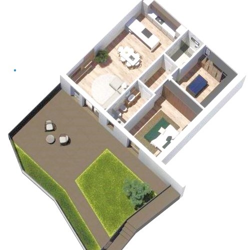 Rif. 2104 – Chiavari sulla prima collina in via Rialto – Vista Mare completa sul Golfo del Tigullio – Appartamenti in corso di costruzione in piccolo contesto signorile immerso nell’uliveto e soleggia