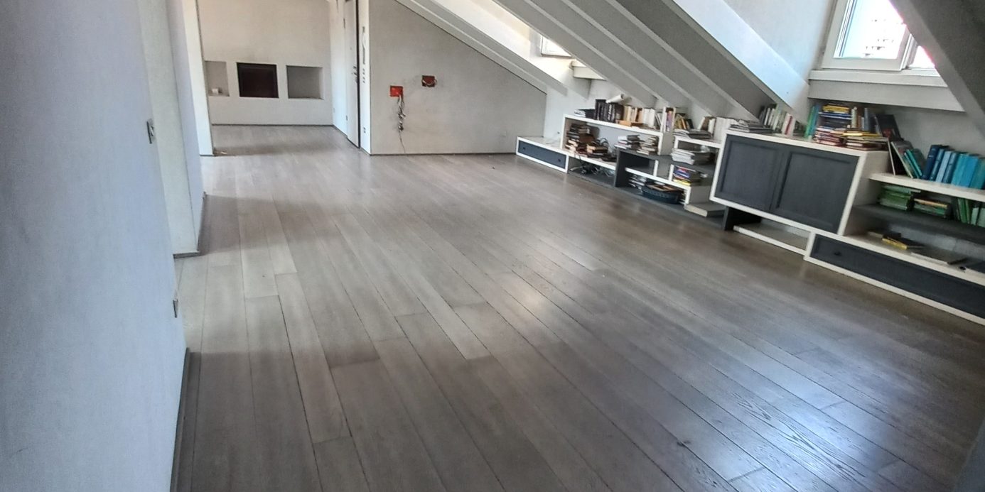 Milan center beautiful attic