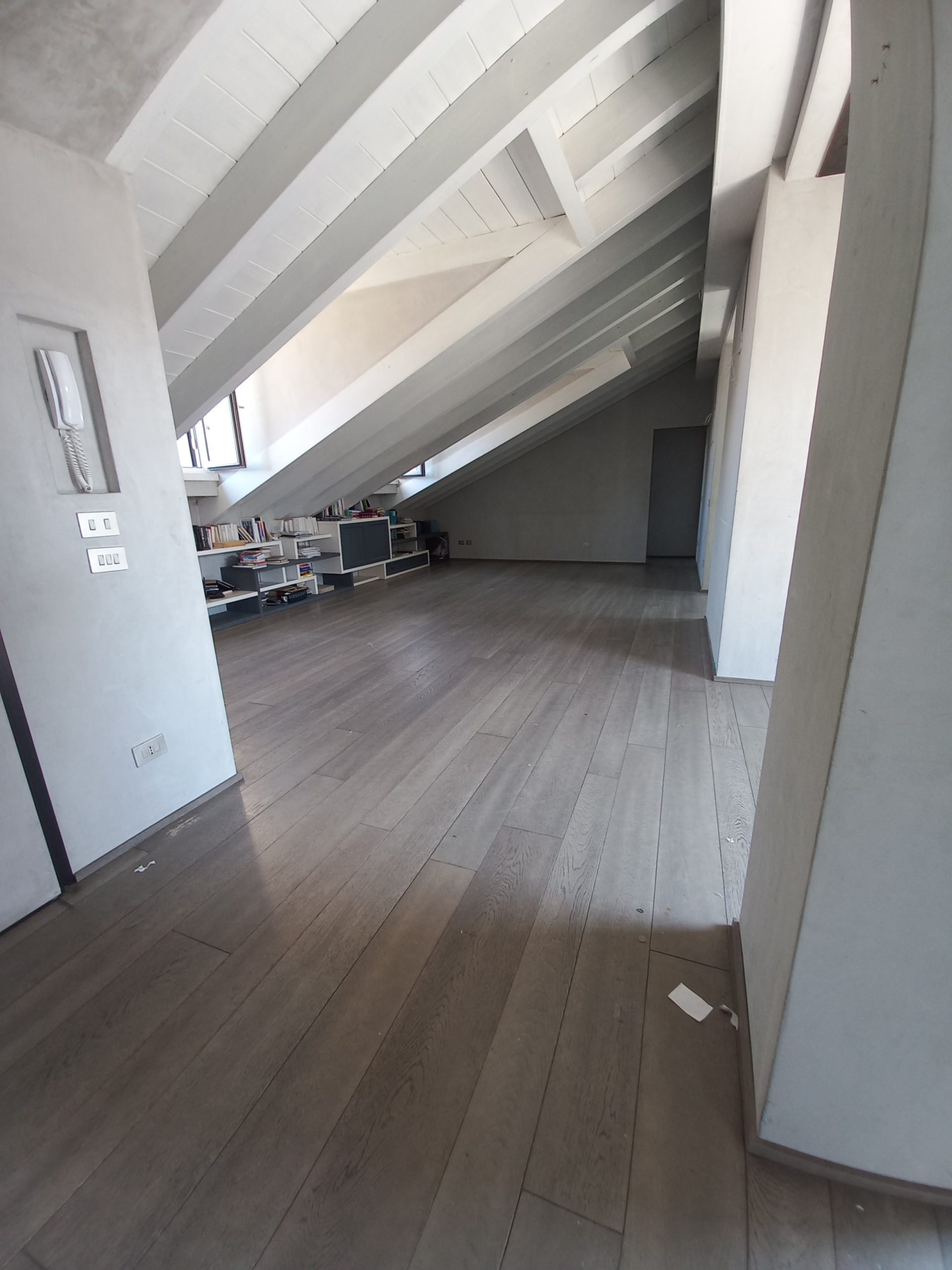 Milan center beautiful attic