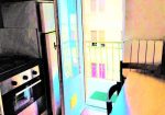 Sunny Three-Room Apartment with Open View in Rapallo, Via Tito Speri