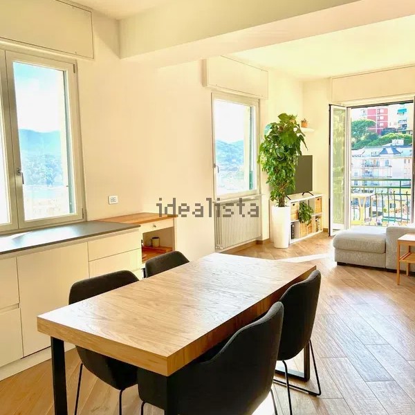 Rif. 2284 – Rapallo – a 200 metri da Parco Casale – Vista Mare – Splendido Trilocale di 103 metriquadrati – Possibilità
